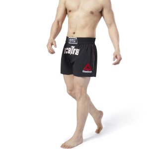 Reebok Combat x InFightStyle Tech Thai Kurze Hose Herren - Schwarz - DE 601-WKU